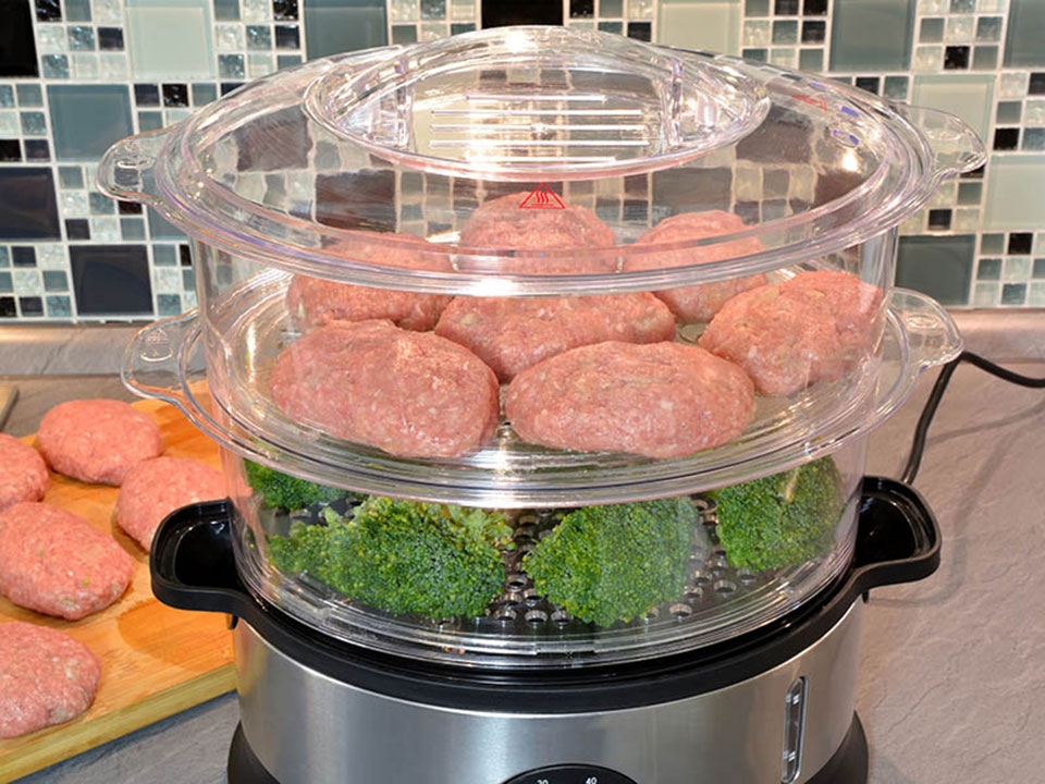 Điểm giống và khác nhau giữa nồi chiên không dầu và nồi hấp