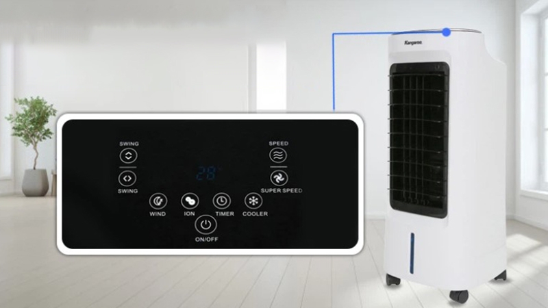 Ý nghĩa các phím bấm trên bảng điều khiển của quạt điều hòa Kangaroo