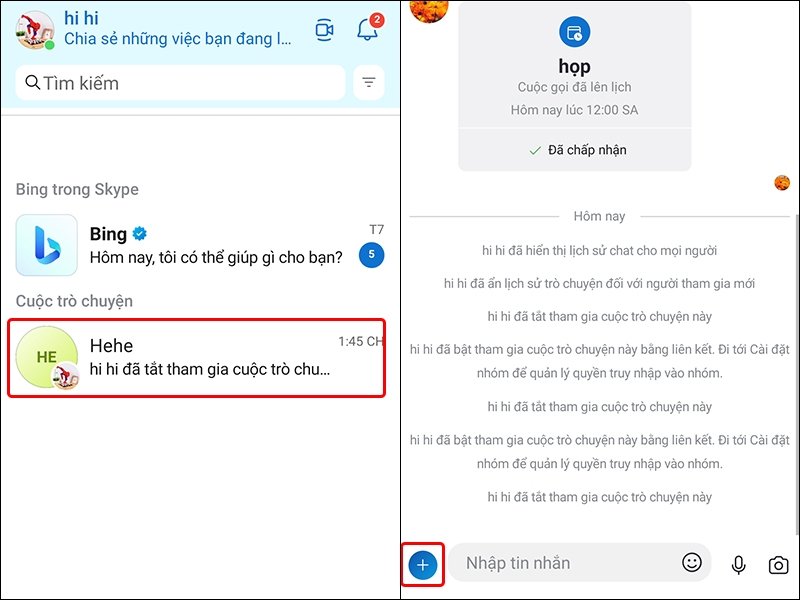Cách tạo cuộc thăm dò ý kiến trên ứng dụng Skype bằng điện thoại