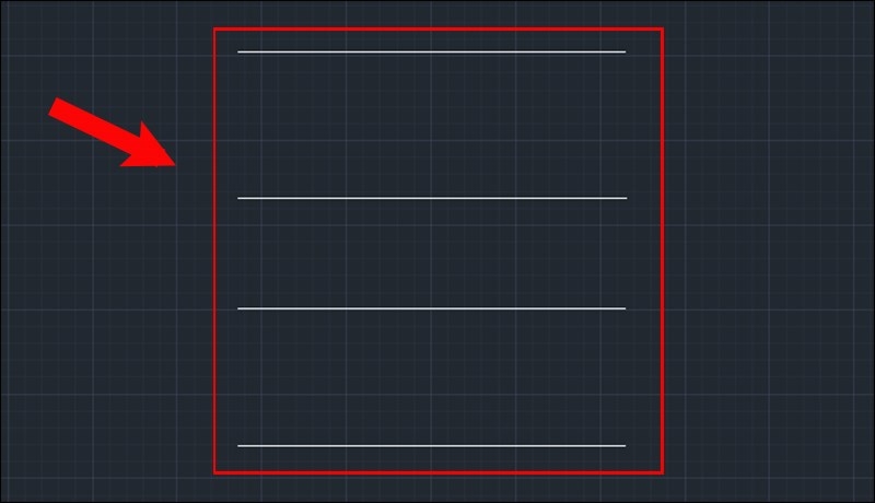 Kết quả dùng lệnh cắt trong CAD