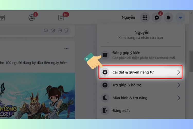 Cách chọc bạn bè trên Facebook bằng máy tính