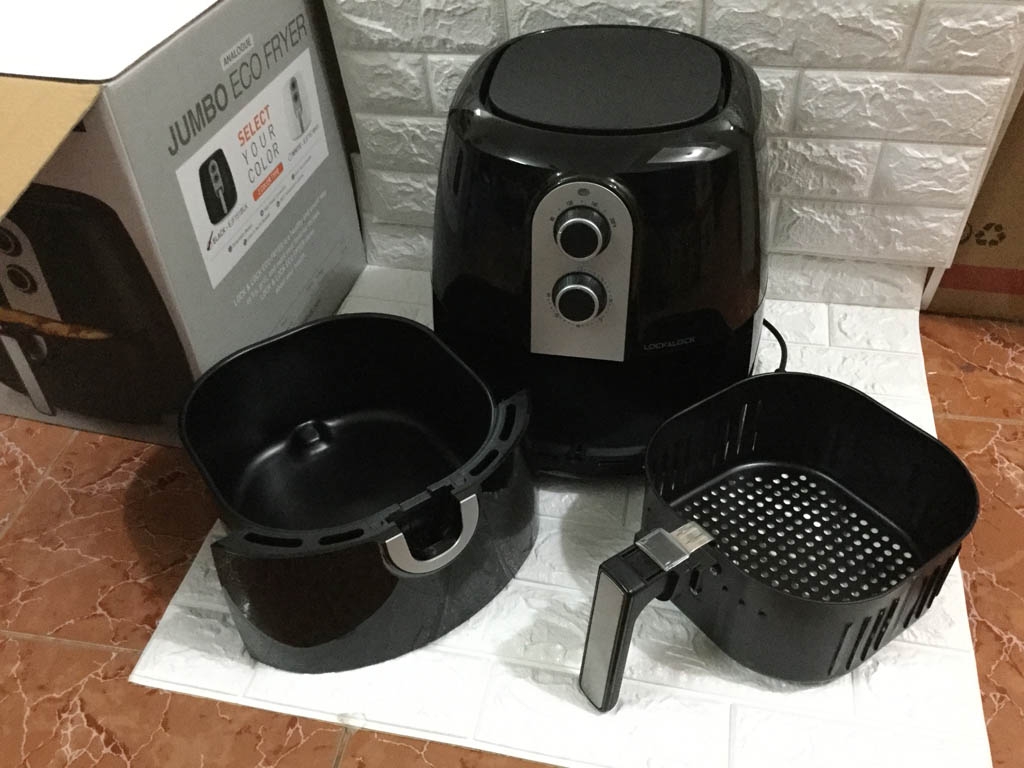 Nồi chiên không dầu Lock&Lock được làm từ chất liệu cao cấp