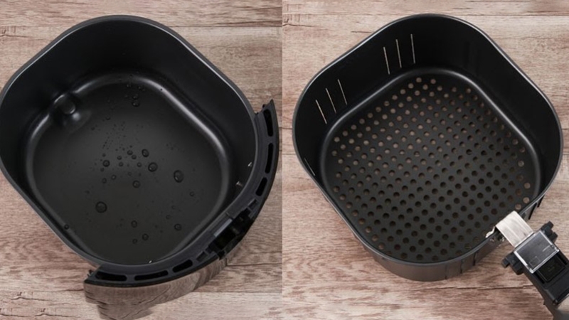 Review nồi chiên không dầu Kangaroo KG55AF1A: Cấu tạo từ chất liệu cao cấp