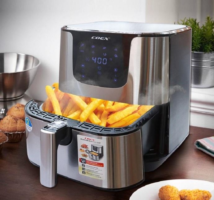 nồi chiên không dầu Coex có dung tích đa dạng