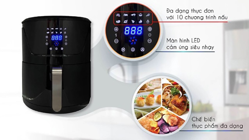 Nồi chiên không dầu dưới 2 triệu: Magic Eco AC-121