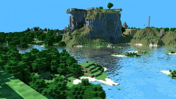 Hình nền Minecraft về đại dương (Ảnh 7)