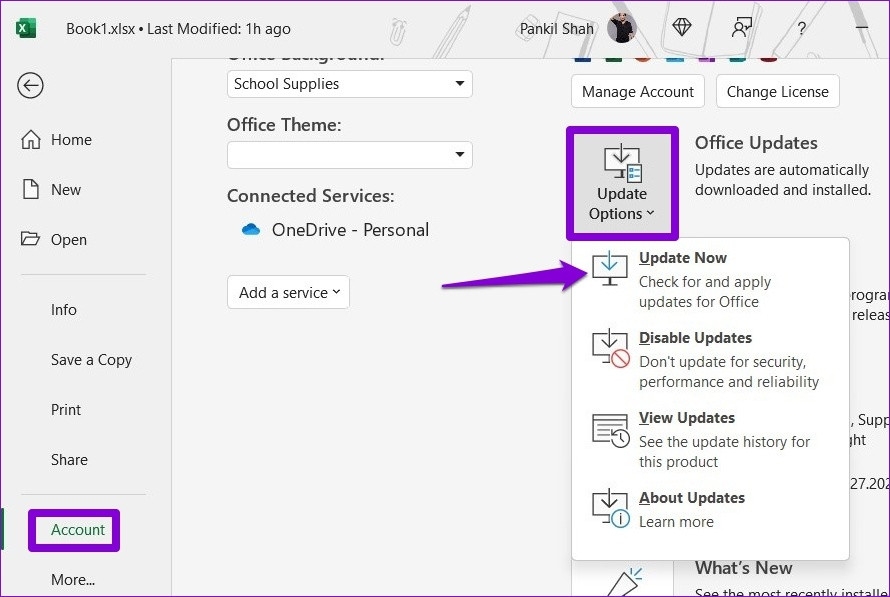 Mẹo sửa lỗi thanh công cụ Excel không hoạt động trên Windows (10)