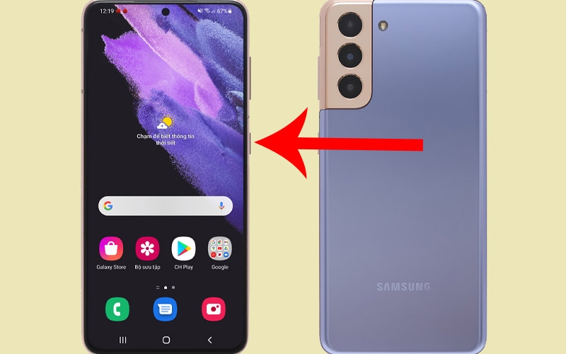 Khởi động lại thiết bị android