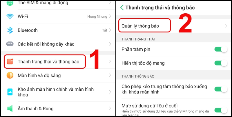 Kiểm tra âm thanh của thông báo