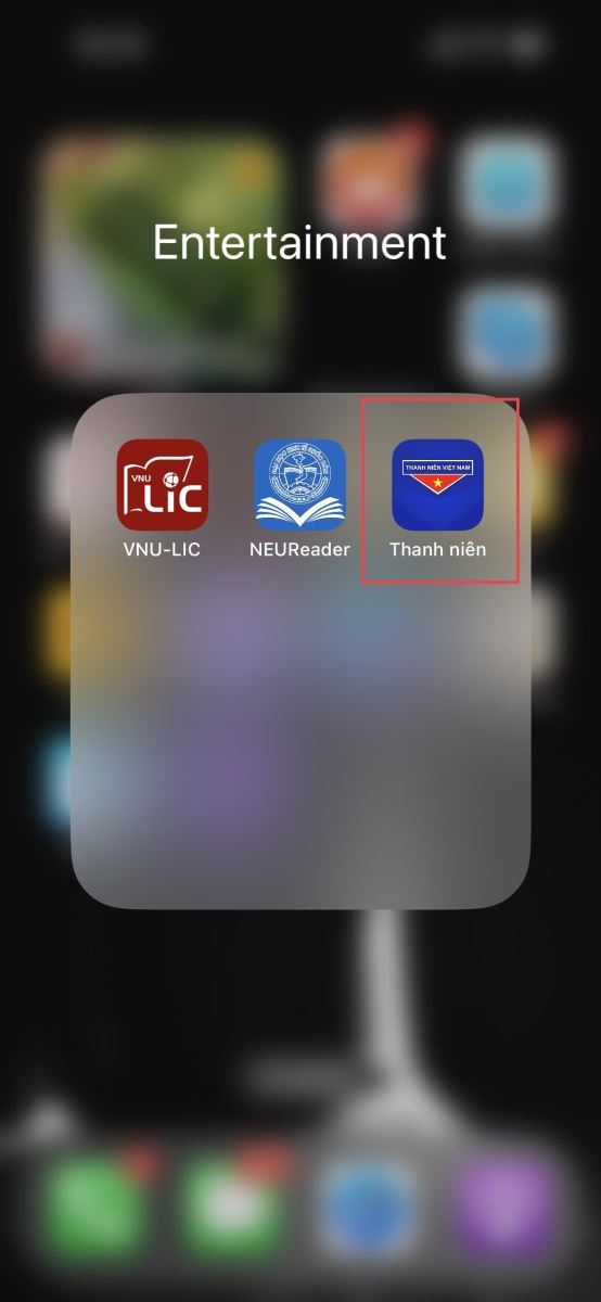 Hướng dẫn cách xóa tài khoản trên app Thanh Niên Việt Nam