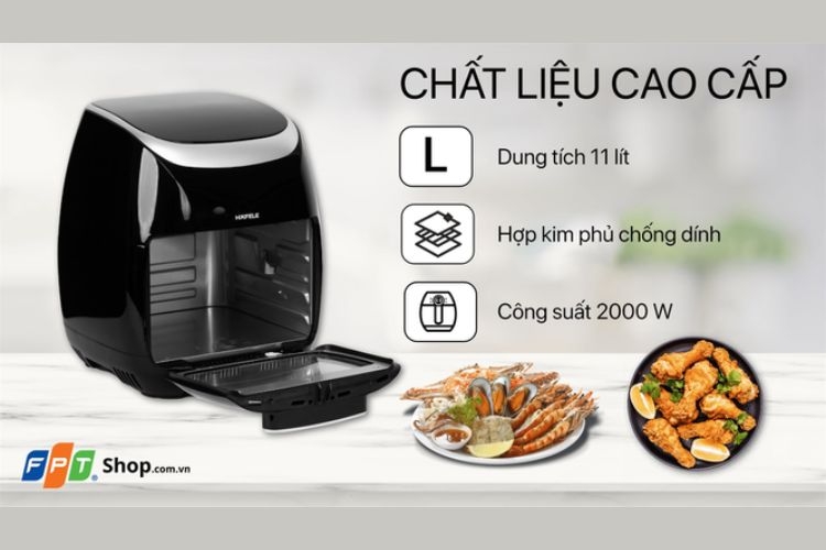 Nồi chiên không dầu có dung tích lớn (Ảnh 2)