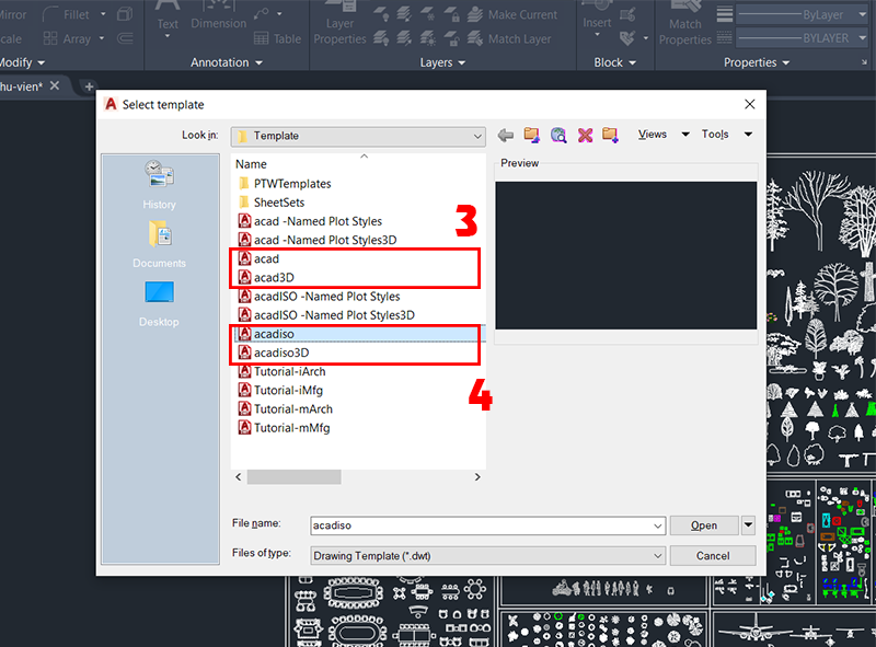 Chỉnh đơn vị trong CAD (Bước 3)