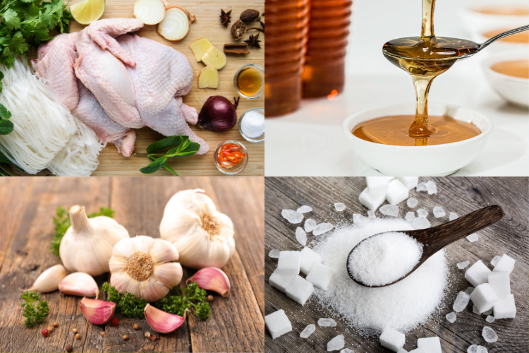 Nguyên liệu cần thiết để làm món gà nướng