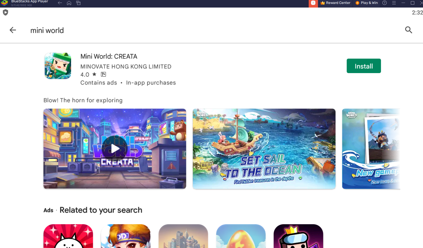 Tải Mini World qua Bluestacks hoặc NoxPlayer (4)