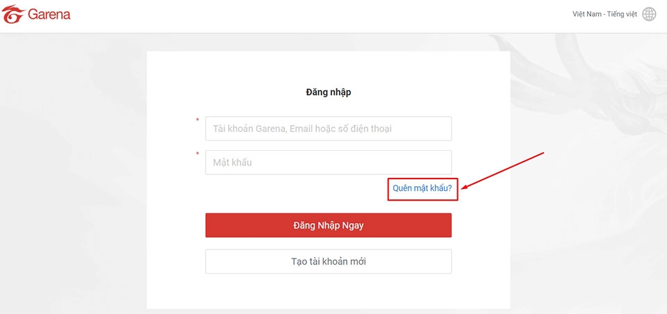 Lấy lại tài khoản Garena - Ảnh 03