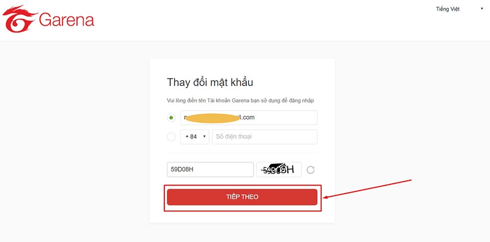 Lấy lại tài khoản Garena - Ảnh 04