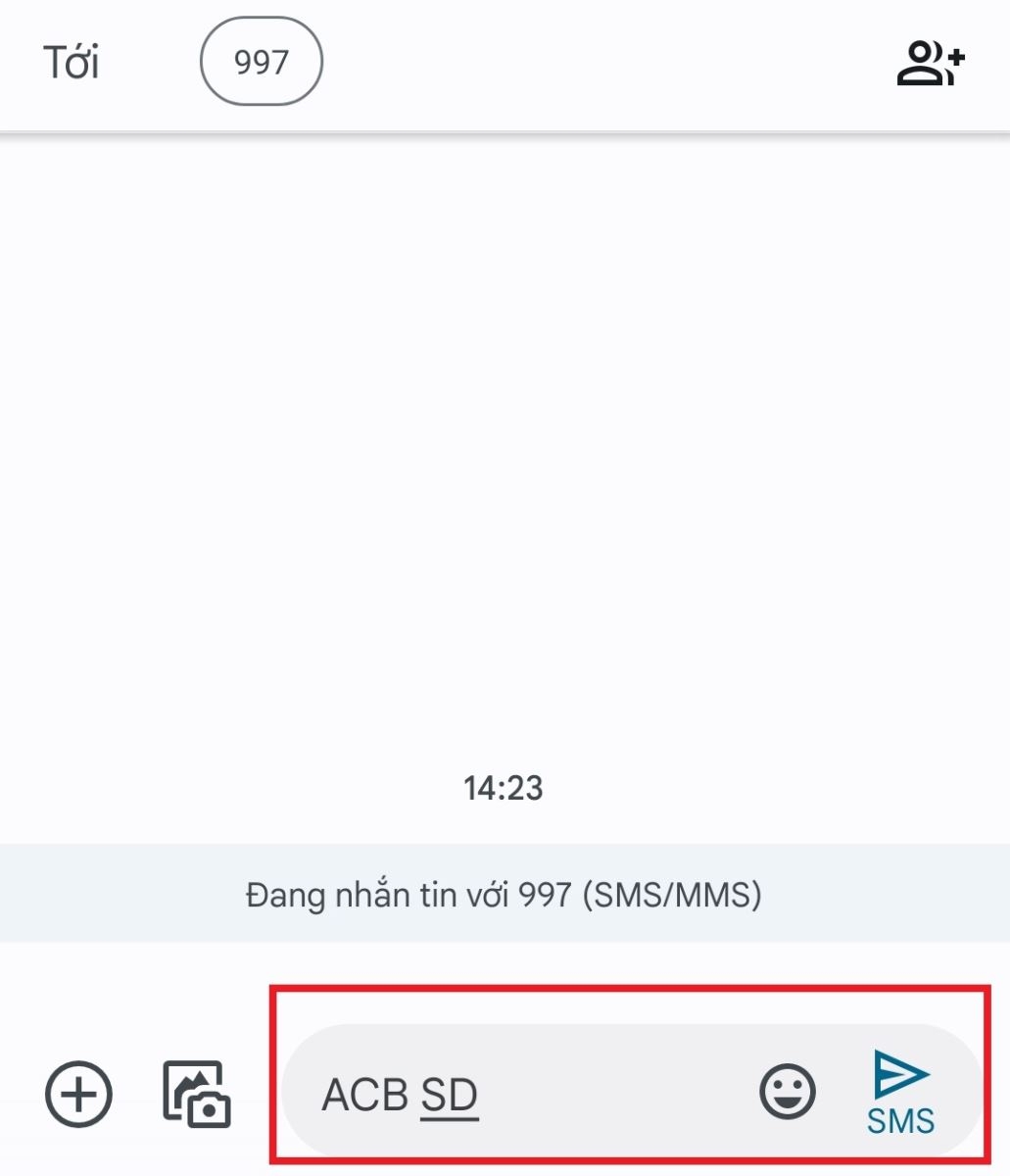 Kiểm tra số dư tài khoản ACB bằng SMS