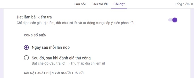 Cách tạo bài kiểm tra trên Google Form hình 3