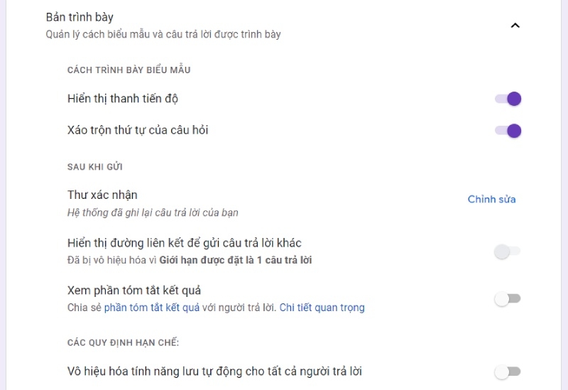 Cách tạo bài kiểm tra trên Google Form hình 6