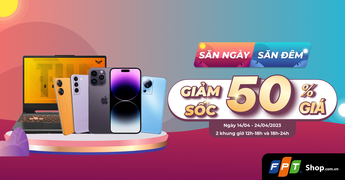 Minigame: Săn ngày săn đêm – Giảm sốc 50% giá