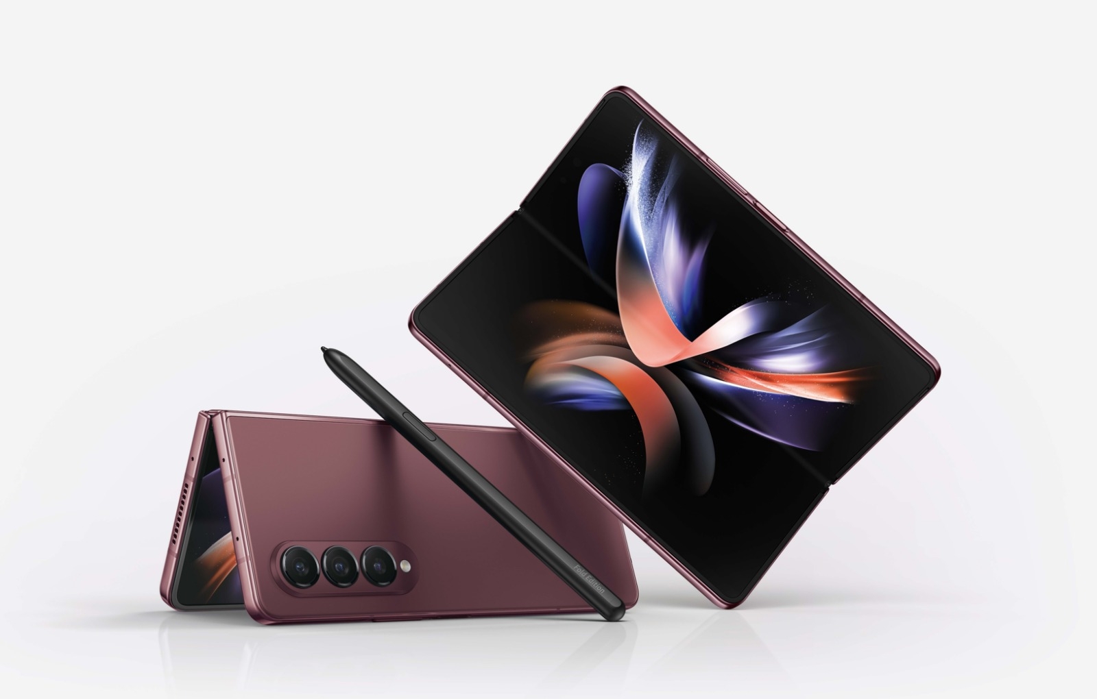 Samsung ra mắt phiên bản màu mới Galaxy Z Fold4 Đỏ Burgundy và Galaxy Z Flip4 Xanh Navy