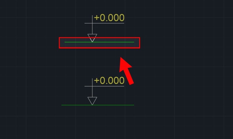 Tạo line rời cho tham chiếu ghi tọa độ