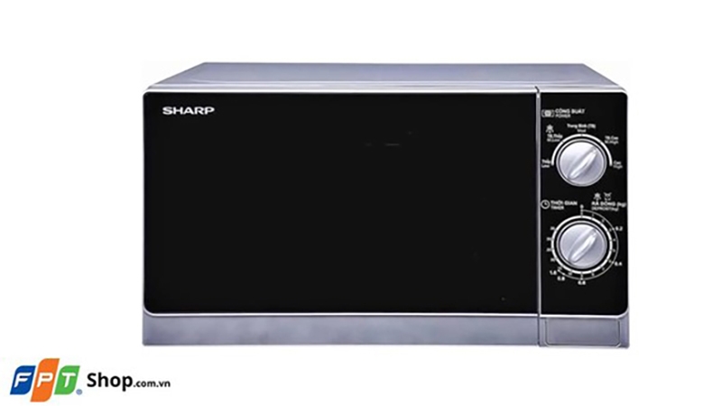 Nên mua lò vi sóng loại nào: Sharp R-205VN-S 20 lít