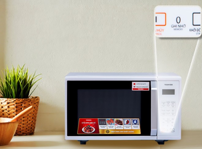 Nên mua lò vi sóng loại nào: Toshiba 23 lít ER-SS23(W1)VN