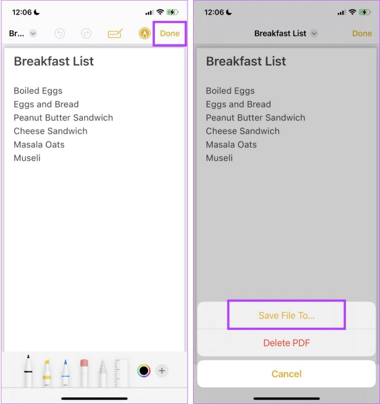 Mẹo lưu ghi chú dưới dạng PDF trên iPhone và Mac (3)