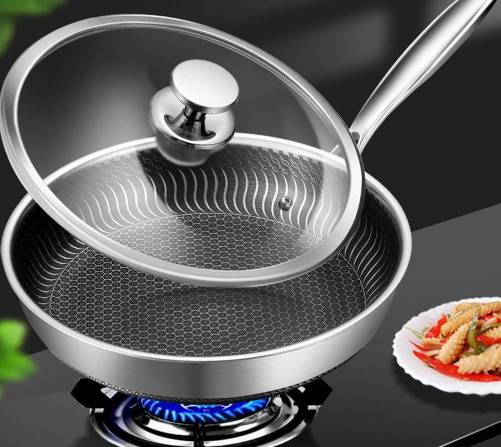Chảo chống dính tổ ong tương thích với nhiều loại bếp