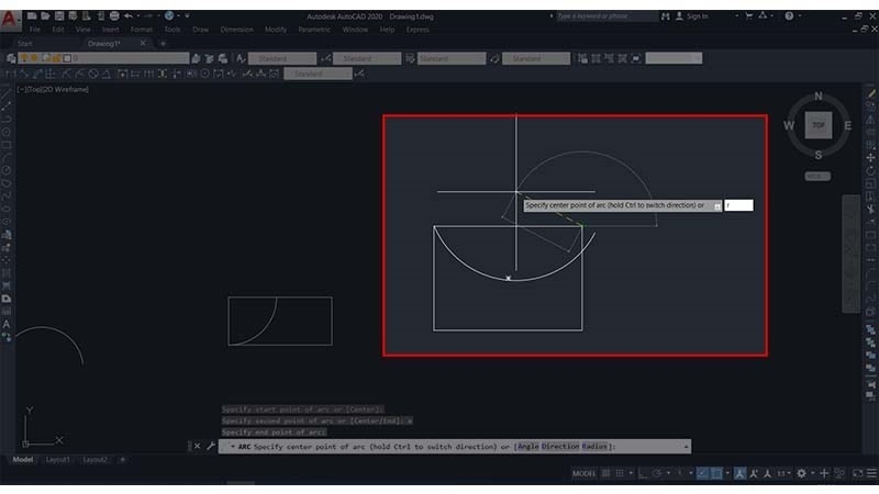 Nhập vào lệnh R và nhấn Enter