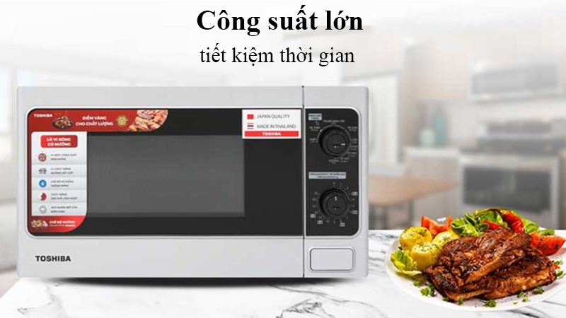 Lò vi sóng Toshiba có tốt không về mặt công suất