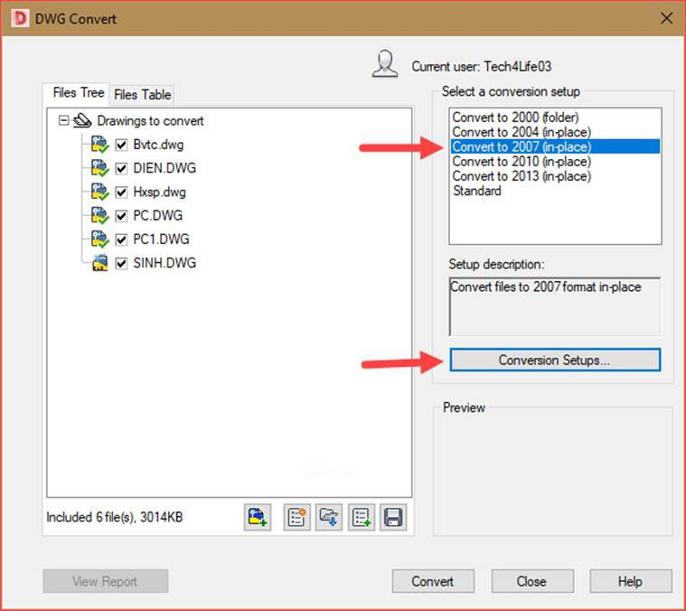Cách convert bản vẽ AutoCAD về bản thấp hơn (Ảnh 4)