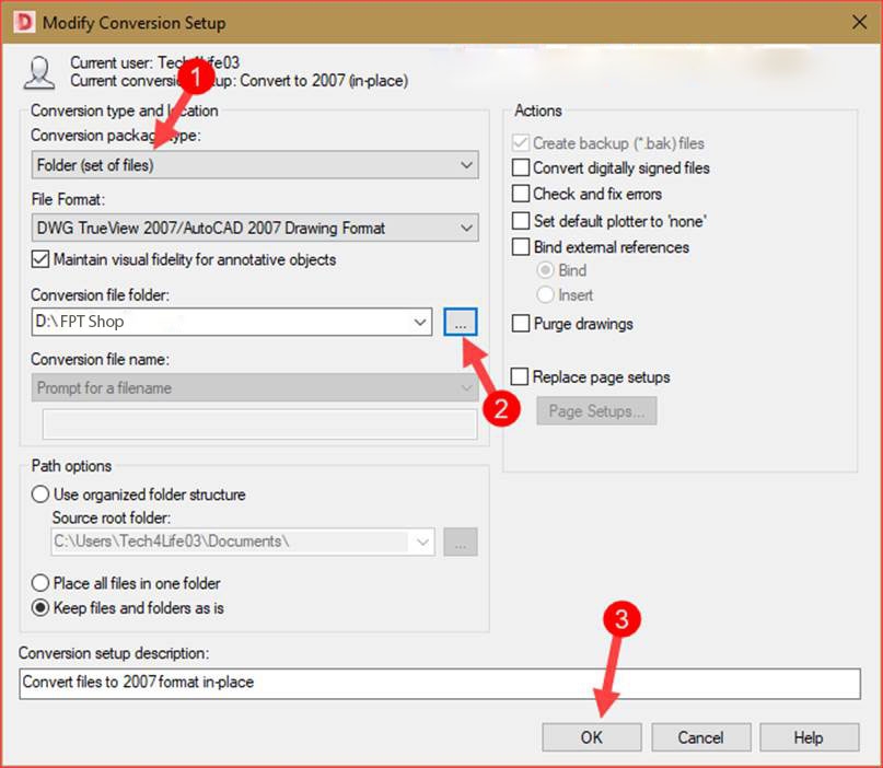 Cách convert bản vẽ AutoCAD về bản thấp hơn (Ảnh 5)