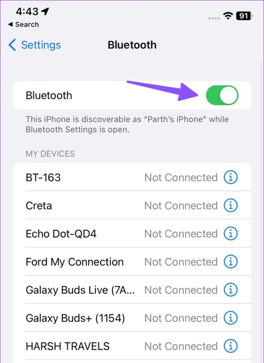 Mẹo để ngăn Bluetooth tự động bật trên iPhone (2)