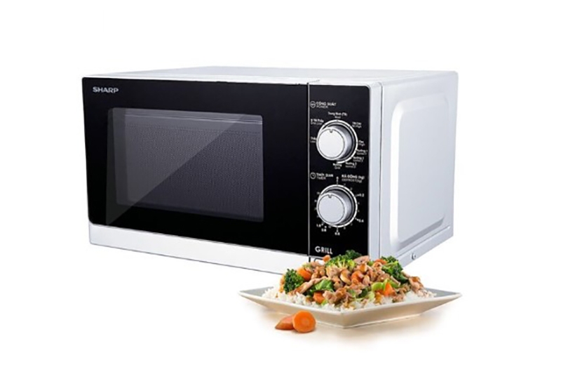 Lò vi sóng có nướng loại nào tốt: Sharp R-G222VN-S