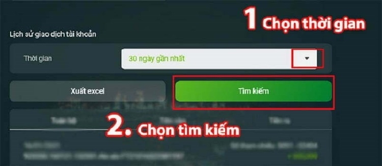 Kiểm tra lịch sử giao dịch Vietcombank trên VCB – iB@nking 04