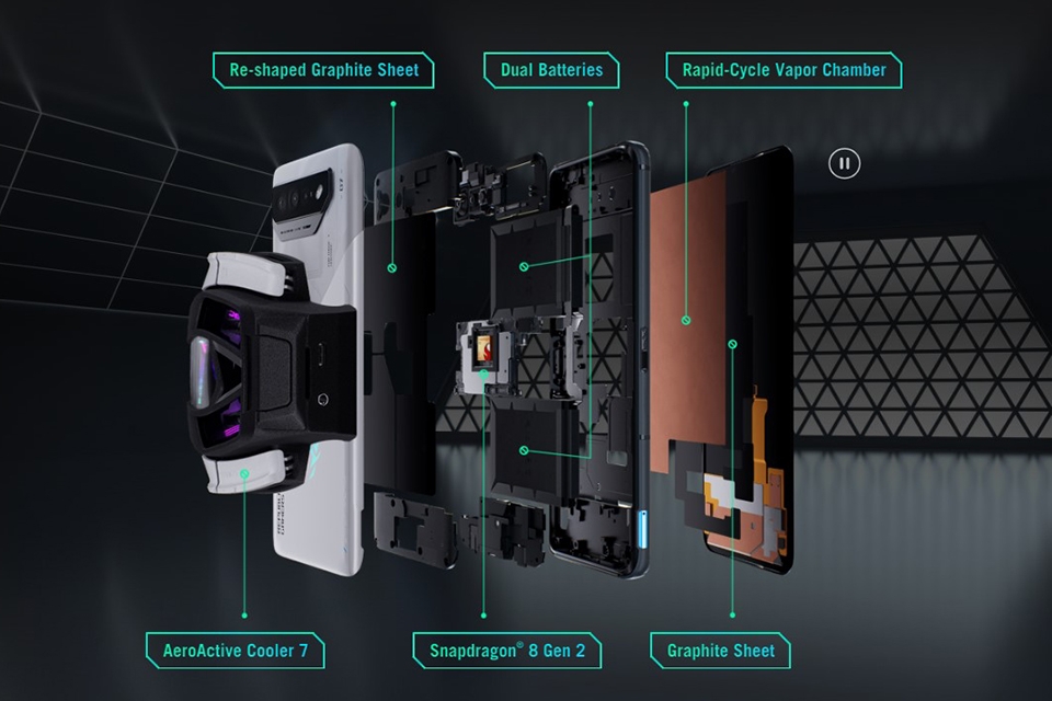 Asus ROG Phone 7: Chip Snapdragon 8 Gen 2 siêu mạnh, thiết kế đậm chất ROG, quạt tản nhiệt cực xịn sò 39