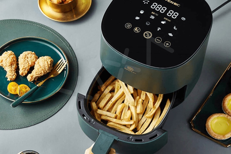 Nồi chiên không dầu Camel có dung tích từ 5 - 8 lít