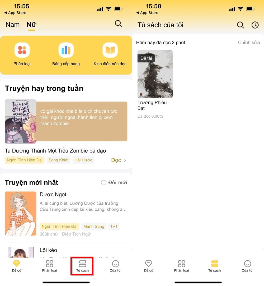 Cách tải và đọc tiểu thuyết trên iPhone 4