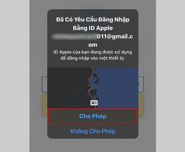 Cho phép đăng nhập