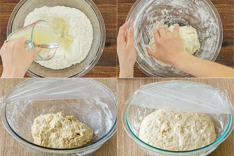 cách nướng bánh pizza bằng lò vi sóng bước 2