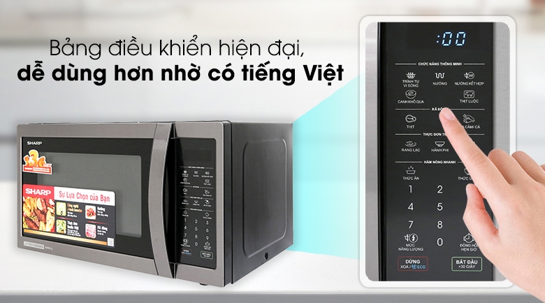 Các loại lò vi sóng hiện nay gồm lò vi sóng điện tử
