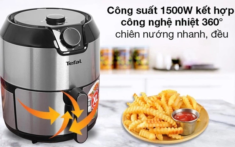 Đánh giá nồi chiên không dầu Tefal EY401D15 (Ảnh 4)