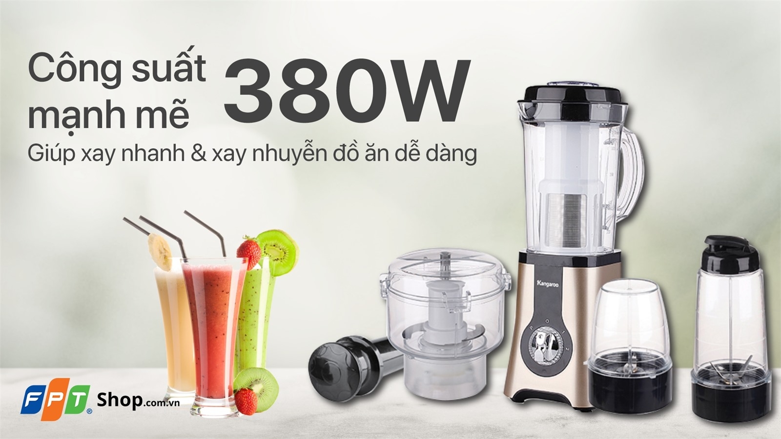 Máy xay sinh tố Kangaroo loại nào tốt? Gợi ý 4 sản phẩm nổi bật