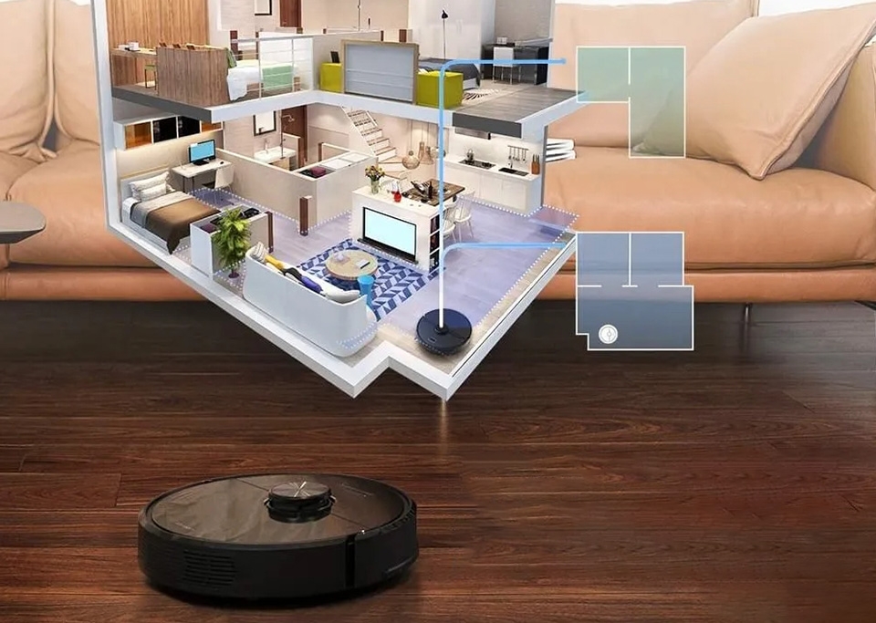 Robot hút bụi có lau được nhà tầng không - Ảnh 01