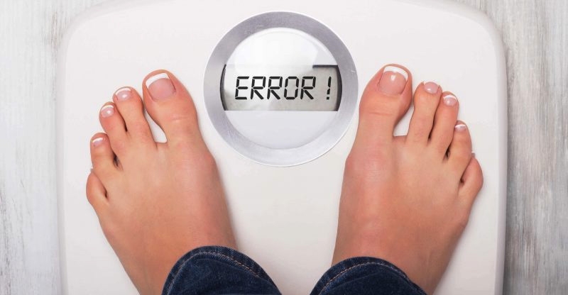 Cân điện tử bị hư có thể là do sử dụng quá lâu