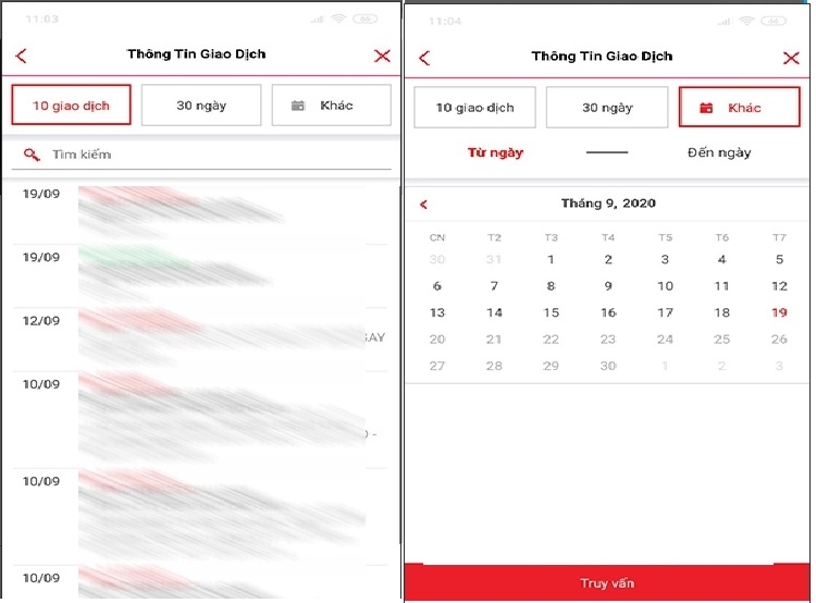 Kiểm tra lịch sử giao dịch Techcombank bằng ứng dụng (Ảnh 3)