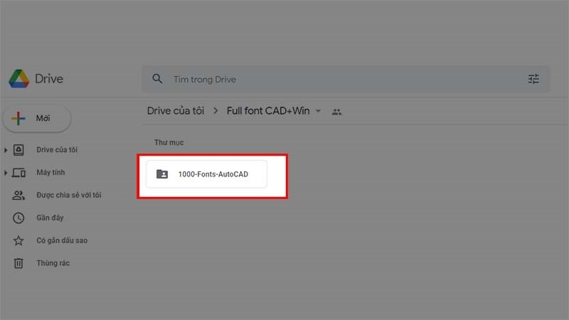 Sửa lỗi font chữ trong CAD khi có mạng (Bước 1)
