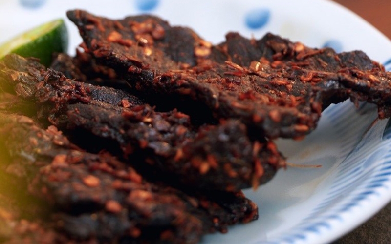 Sấy thịt bò khô bằng lò vi sóng bước 5